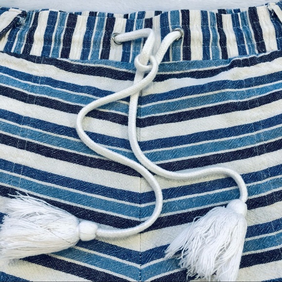 Jolt, Striped Linen Shorts - Picture 7 of 13